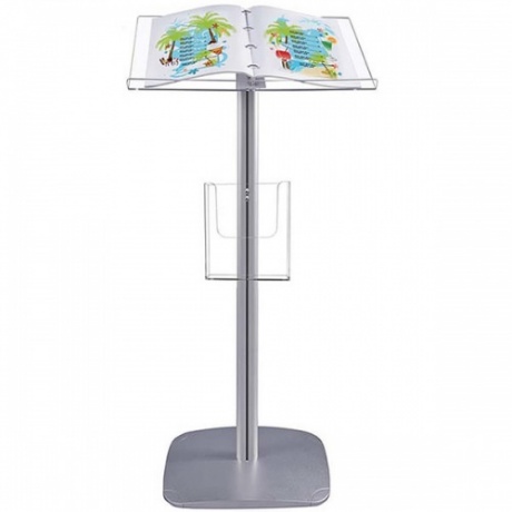 A4 Ringbinder Brochure Stand with Optional Literature Dispenser